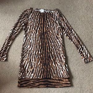 New MICHAEL KORS leopard print dress, women small